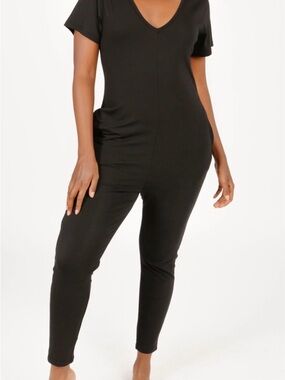 Smash + Tess Sunday Romper in Midnight Black Romper